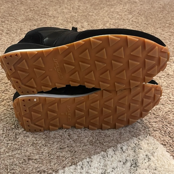 J Slides black suede and material sneaker - Picture 4 of 5